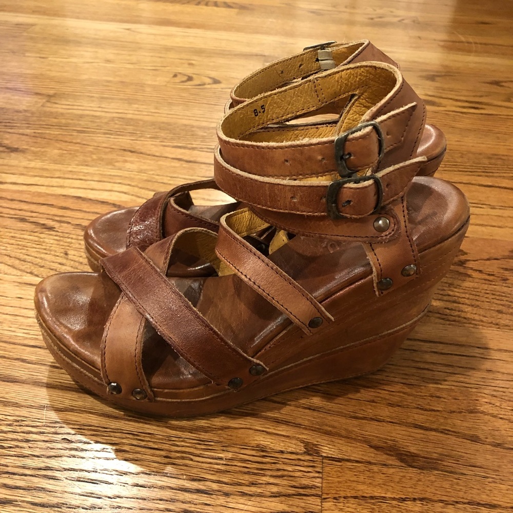 Bed Stu Platform Wedge Sandals